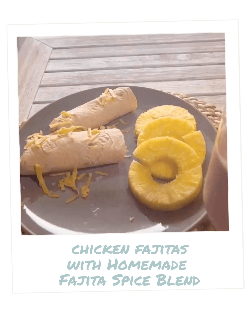 Chicken Fajitas with Homemade Fajita Spice&nbsp;Blend