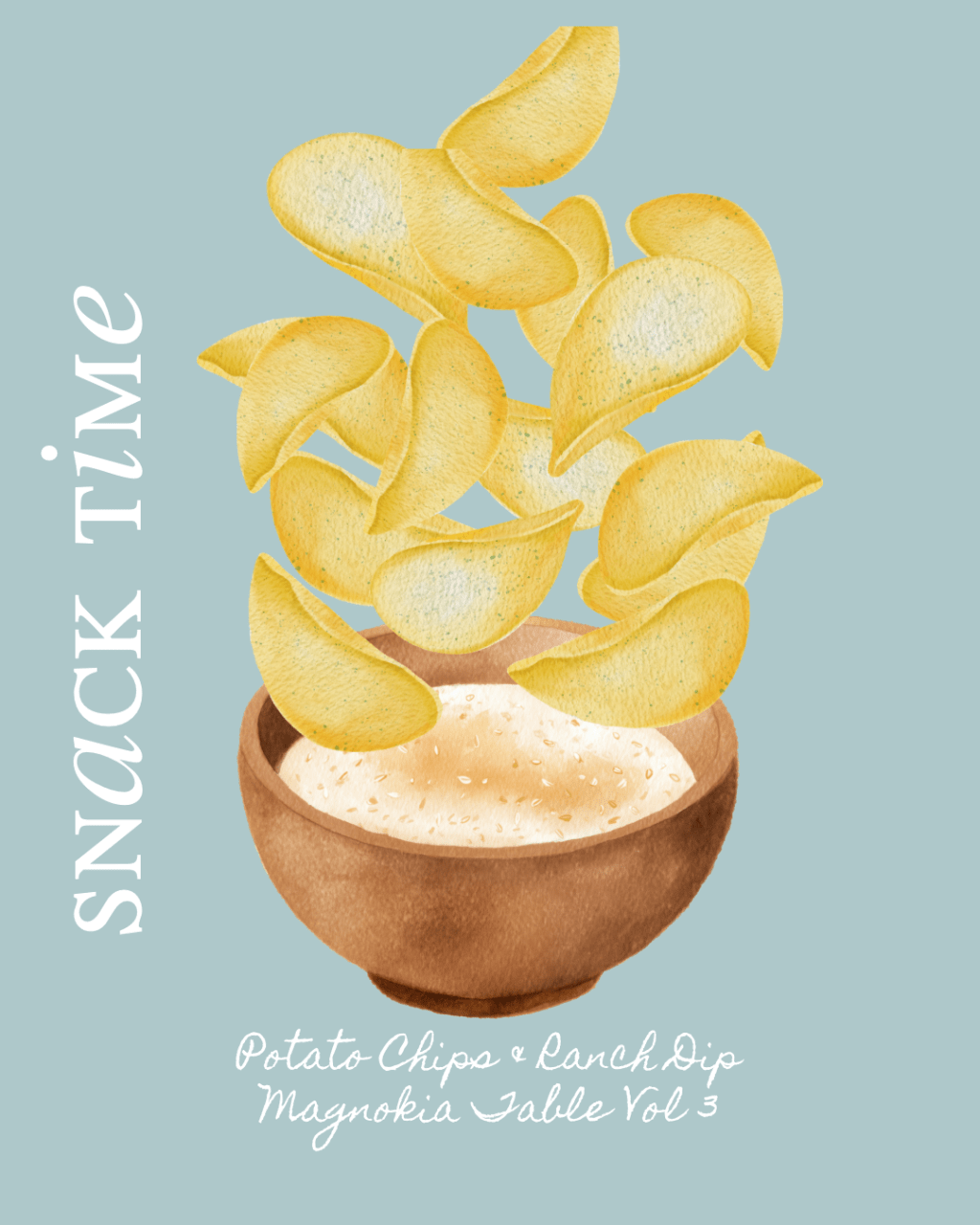 The Jeanie Jo & Joanna Project Recipes 119-120 of 457: Potato Chips & Ranch&nbsp;Dip